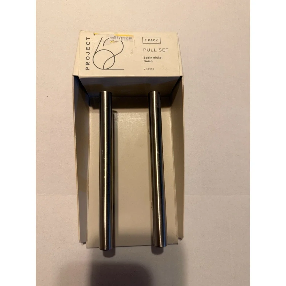 Satin Nickel Finish Draw Cabinet Pull Box of 2 Project 62 for Target